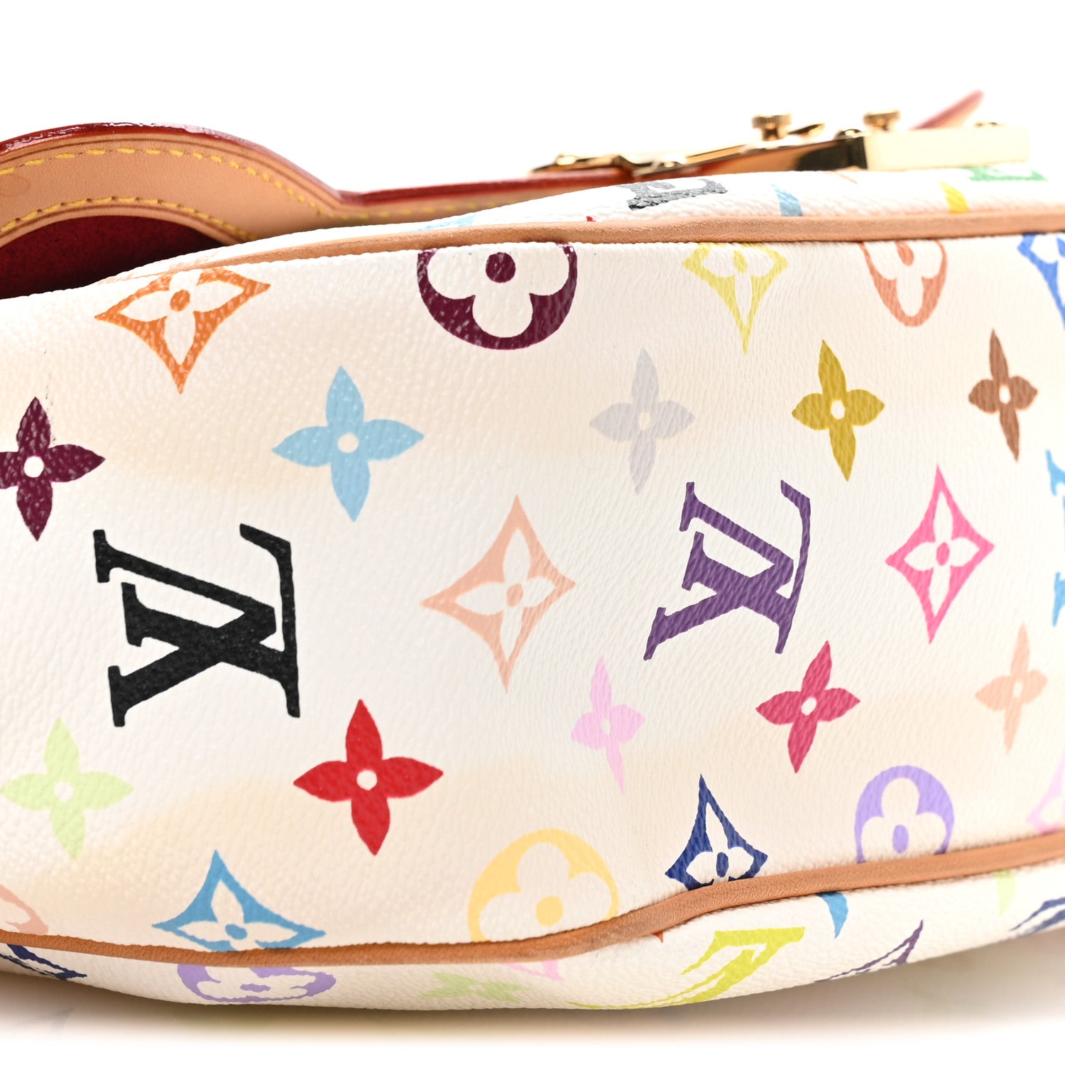 Louis Vuitton Monogram Multicolor Gracie MM White 9 of 10