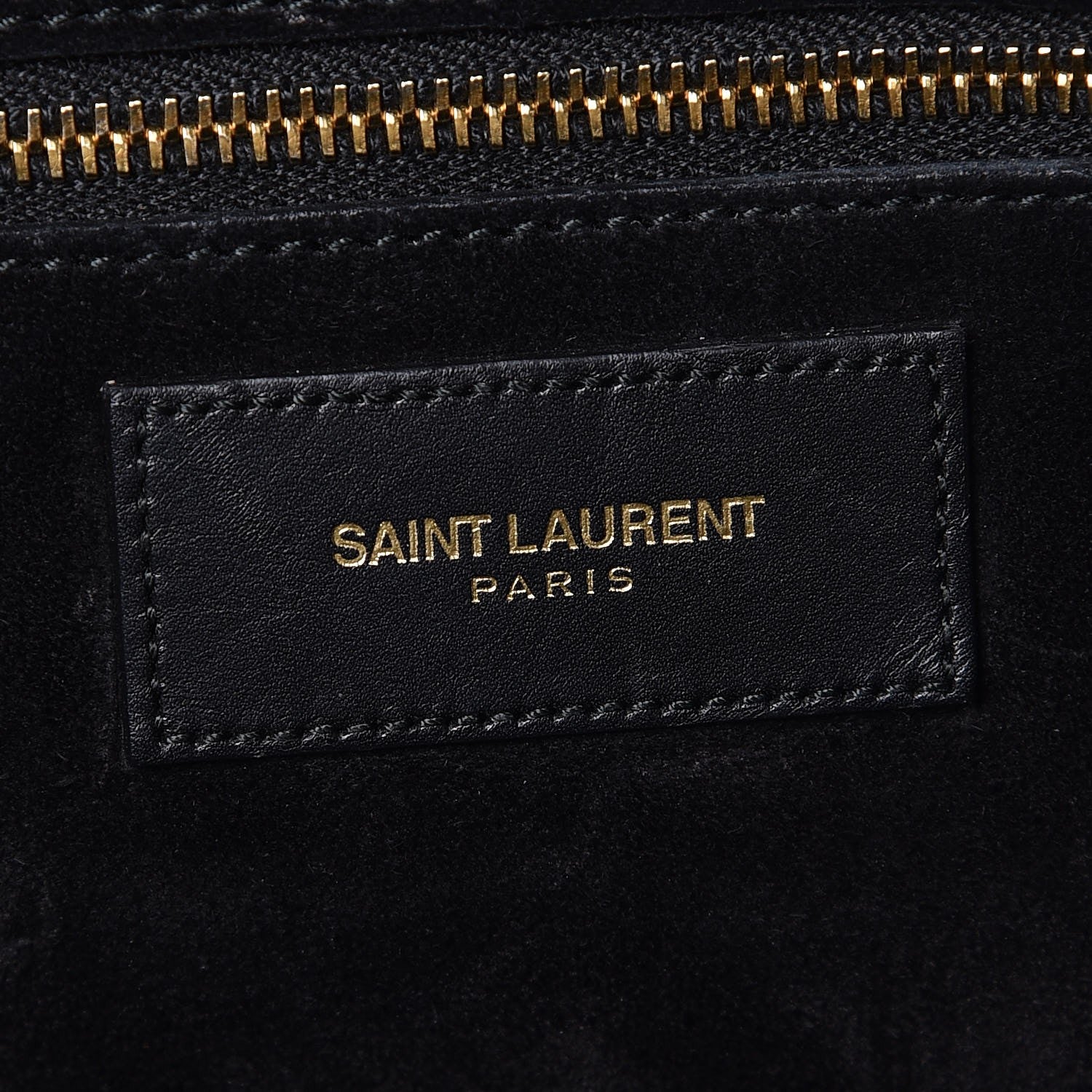 Saint Laurent Calfskin Classic Duffle 12 Black 7 of 10