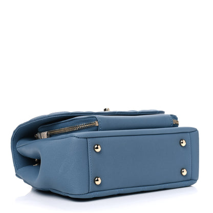 Chanel Caviar Quilted Medium Business Affinity Flap Blue 3 of 4
