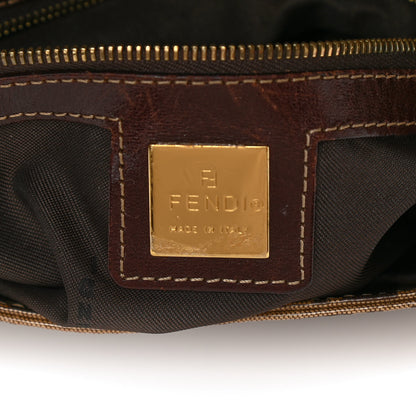 Fendi Vinyl Zucchino Mama Baguette Tobacco 6 of 10