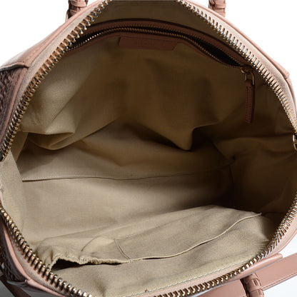 Givenchy Smooth Calfskin Woven Medium Antigona Latte Brown 5 of 10