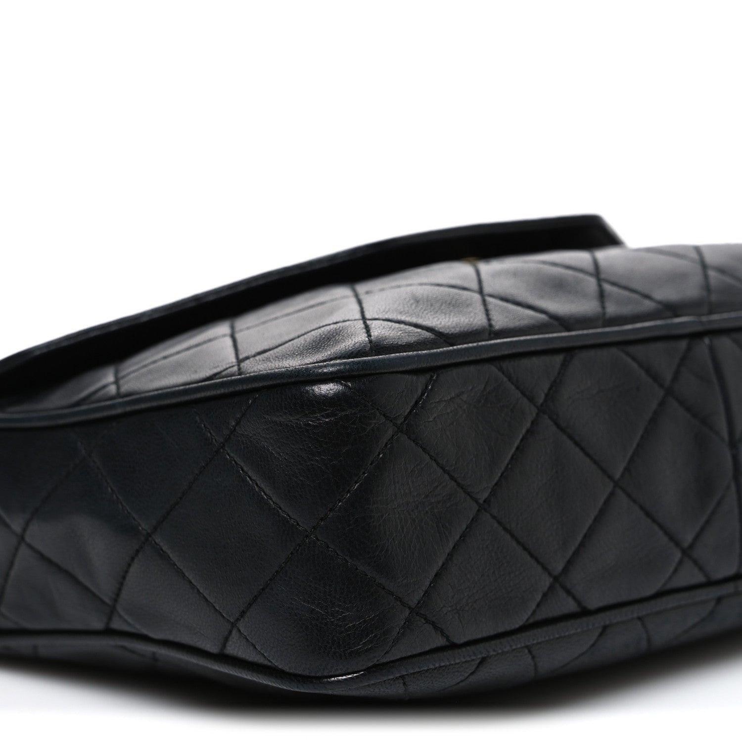 Chanel Lambskin Quilted Tassel Camera Case Navy 10 of 11