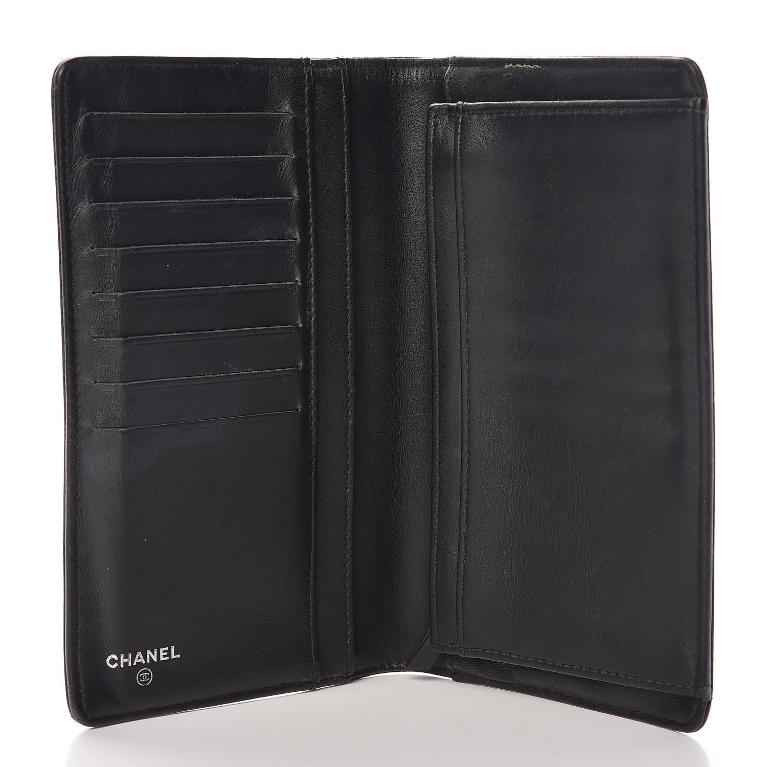Chanel Caviar Timeless CC Yen Wallet Black 5 of 14