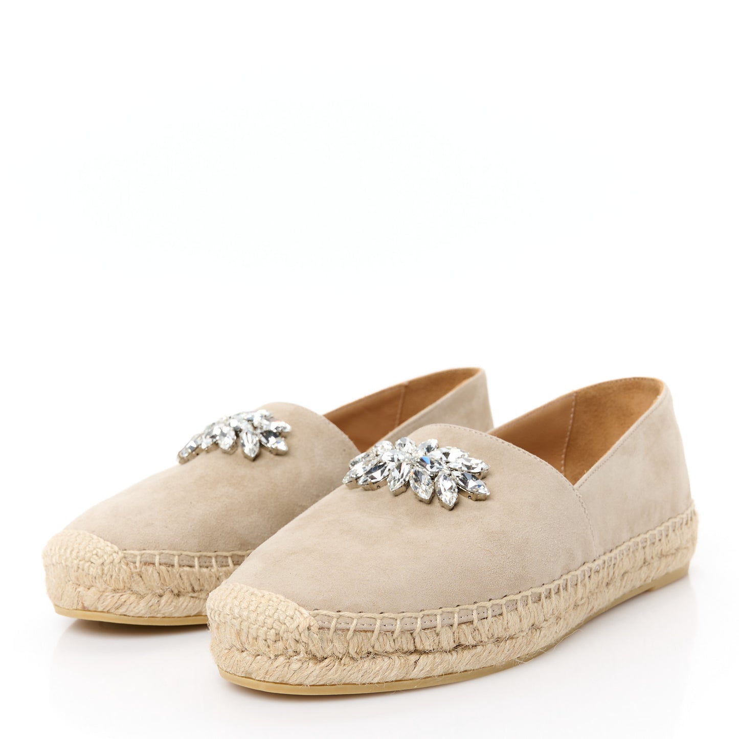 Camoscio Crystal Espadrilles 37 Corda
