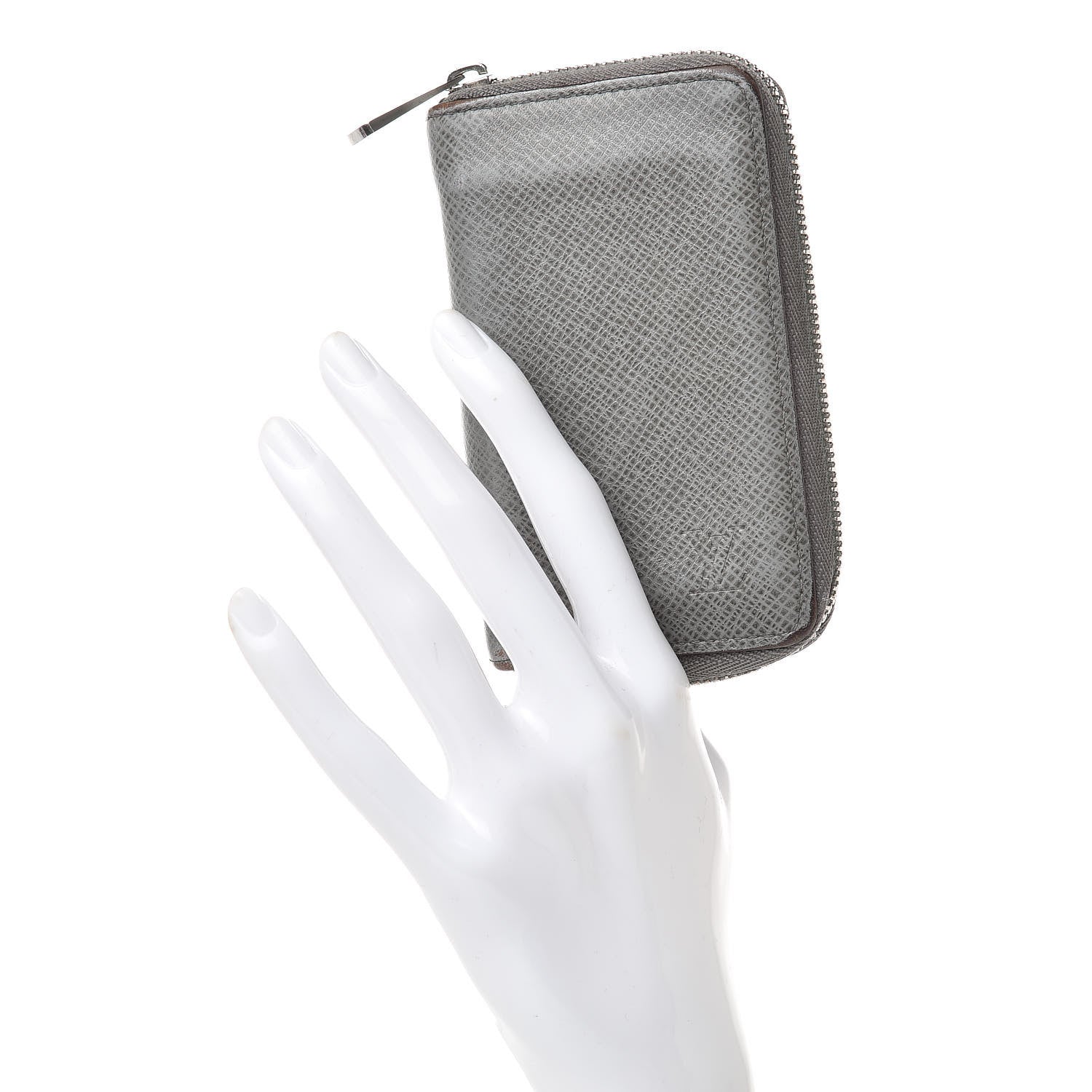 Louis Vuitton Taiga Zippy Coin Purse Vertical Glacier 2 of 20