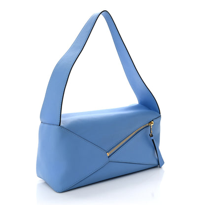 Loewe Calfskin Puzzle Hobo Celestine Blue 3 of 13