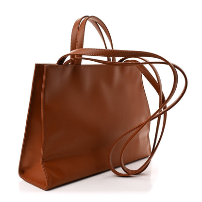 Telfar Vegan Leather Medium Shopping Bag Tan 3 of 9