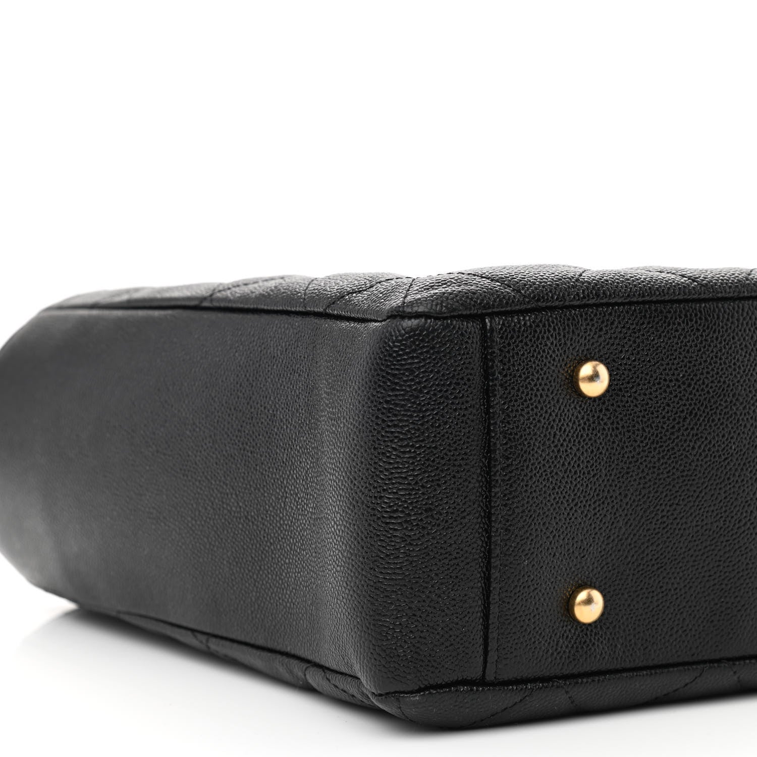Chanel Caviar Quilted Small Shopping Tote Black 9 of 10