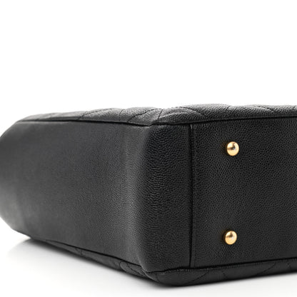 Chanel Caviar Quilted Small Shopping Tote Black 9 of 10