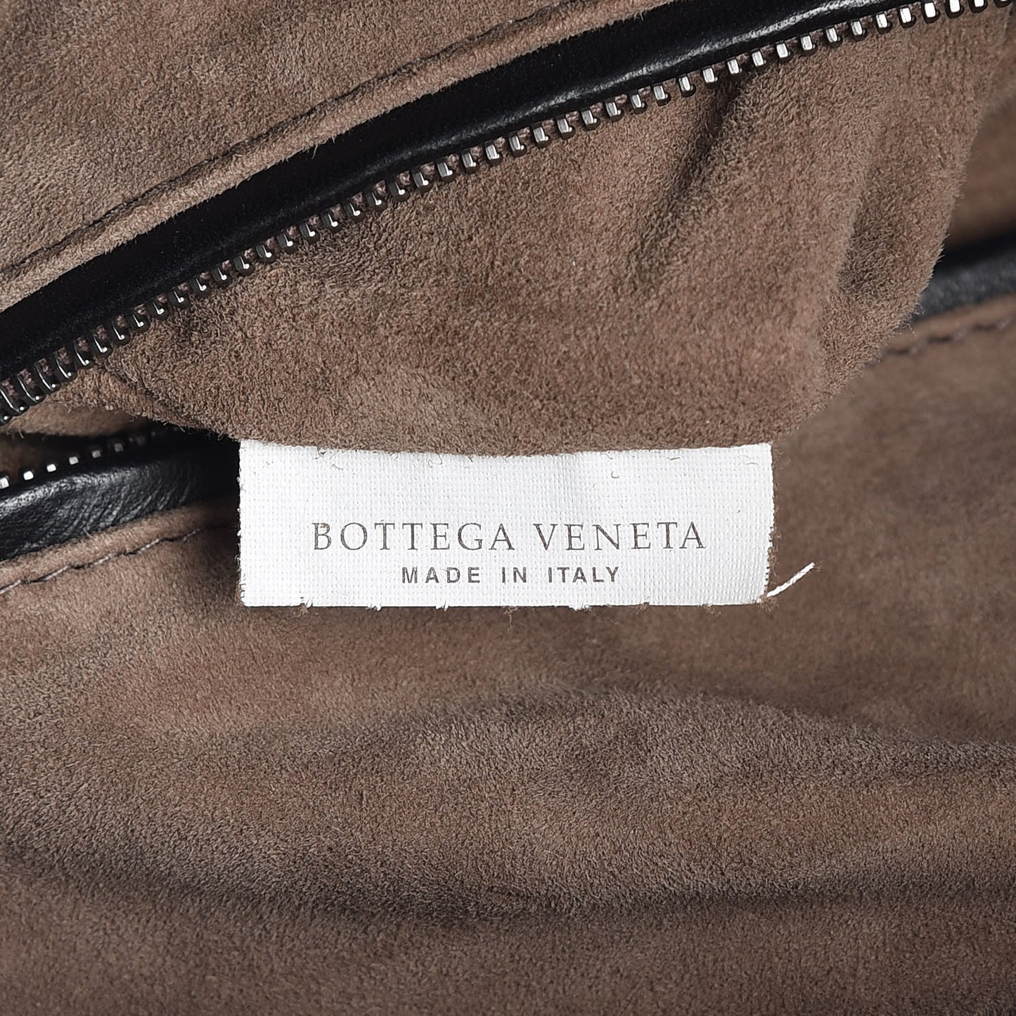 Nappa Karung Intrecciato Satchel Black