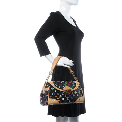 Louis Vuitton Monogram Multicolor Beverly MM Black 2 of 15
