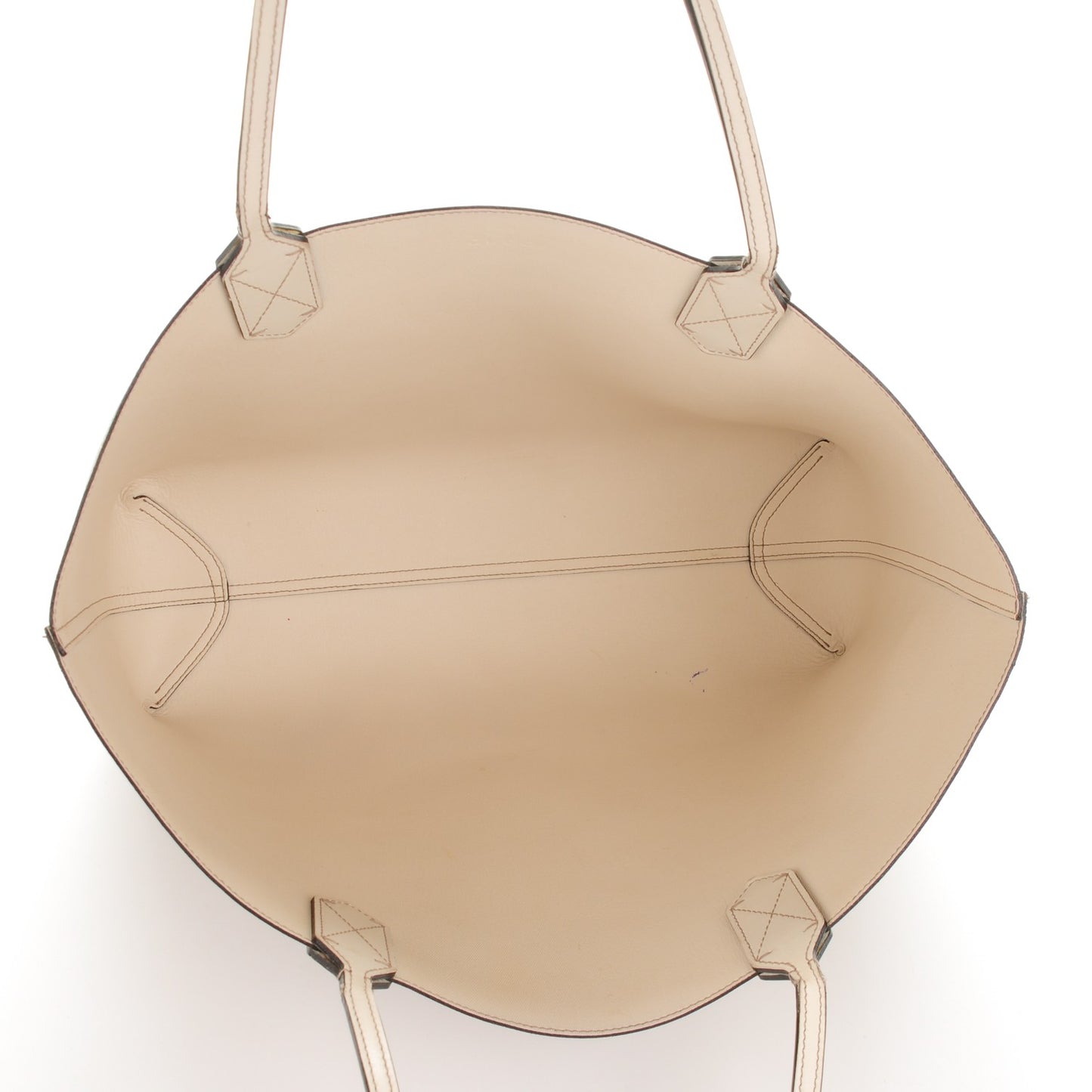 GG Supreme Monogram Medium Reversible Tote Beige White