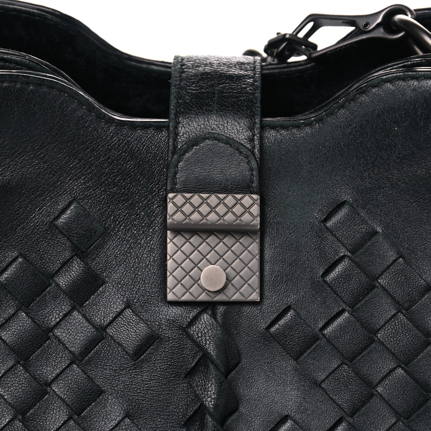 Calfskin Intrecciato Bag Black