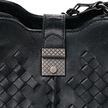 Bottega Veneta Calfskin Intrecciato Bag Black 12 of 17