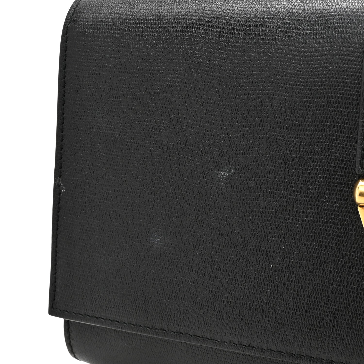 Saint Laurent Textured Calfskin Classic Y Ligne Clutch Black 11 of 11