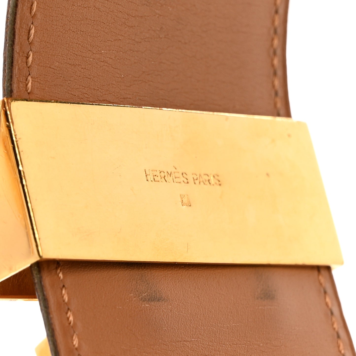Epsom Collier De Chien CDC Belt 66 Gold