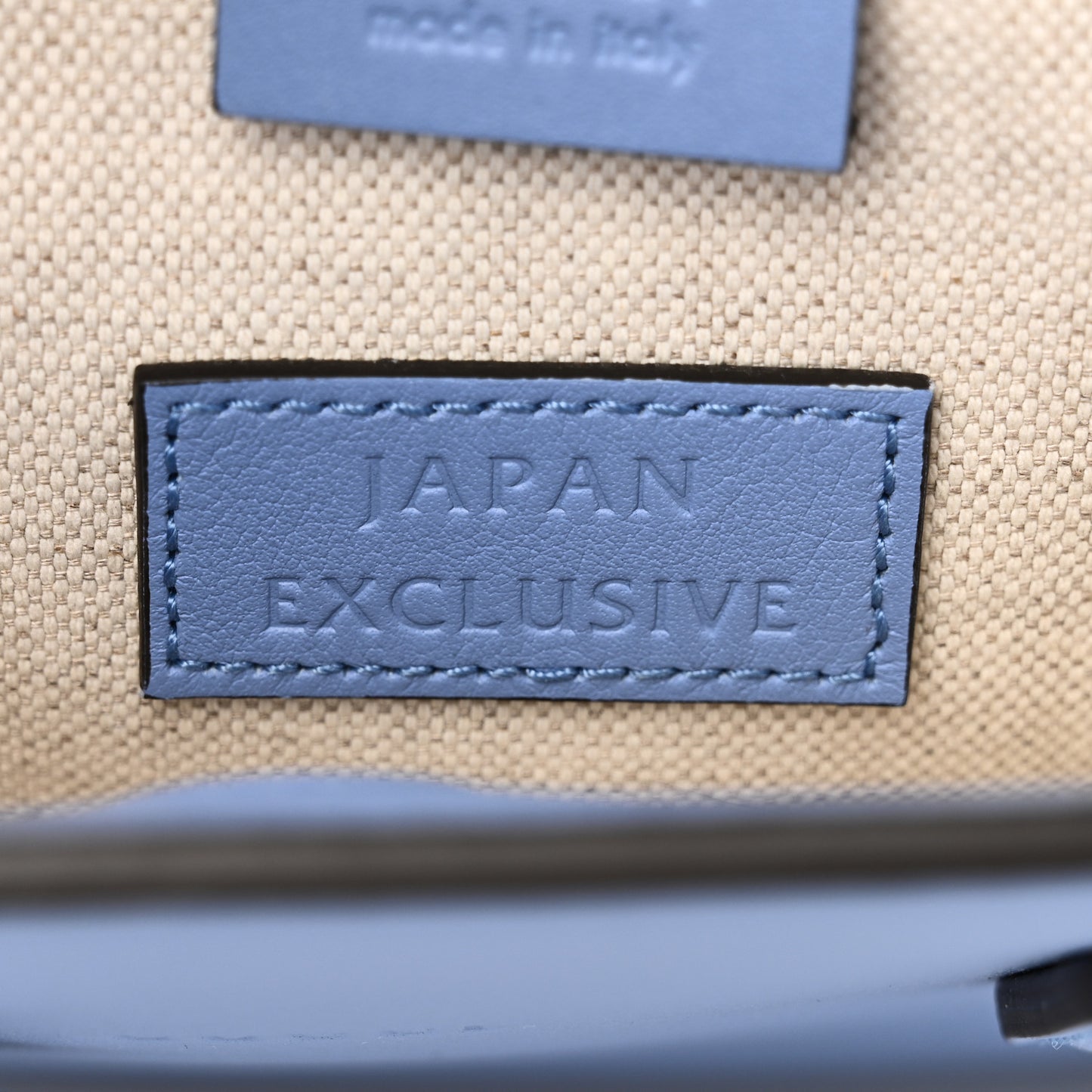 Calfskin Marmont Ribbon Top Handle Bag Blue