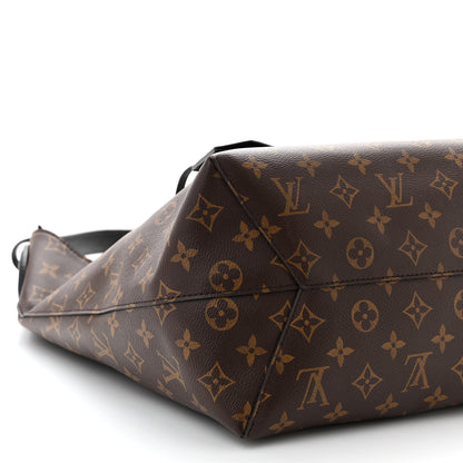 Louis Vuitton Monogram Flower Hobo Black 9 of 10