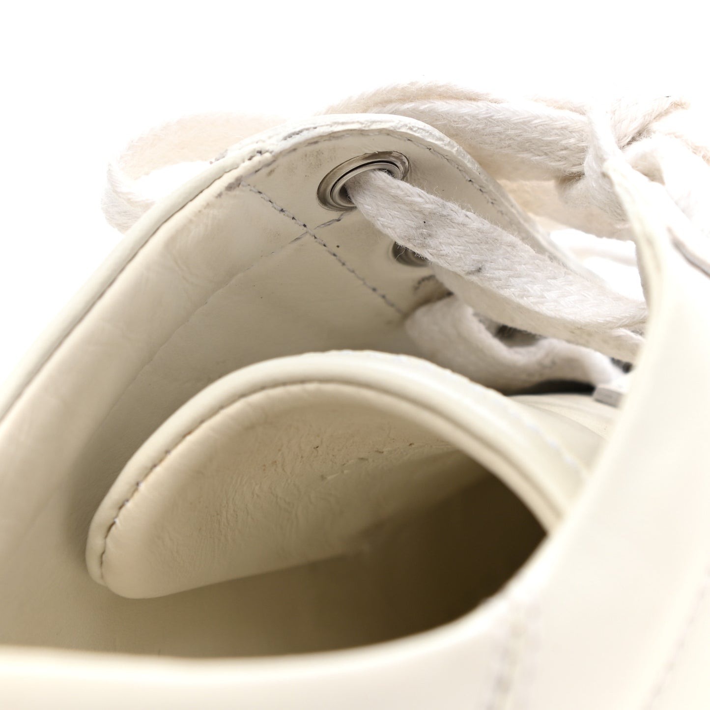 Calfskin Web Bee Embroidered Womens Ace Sneakers 38 White Green