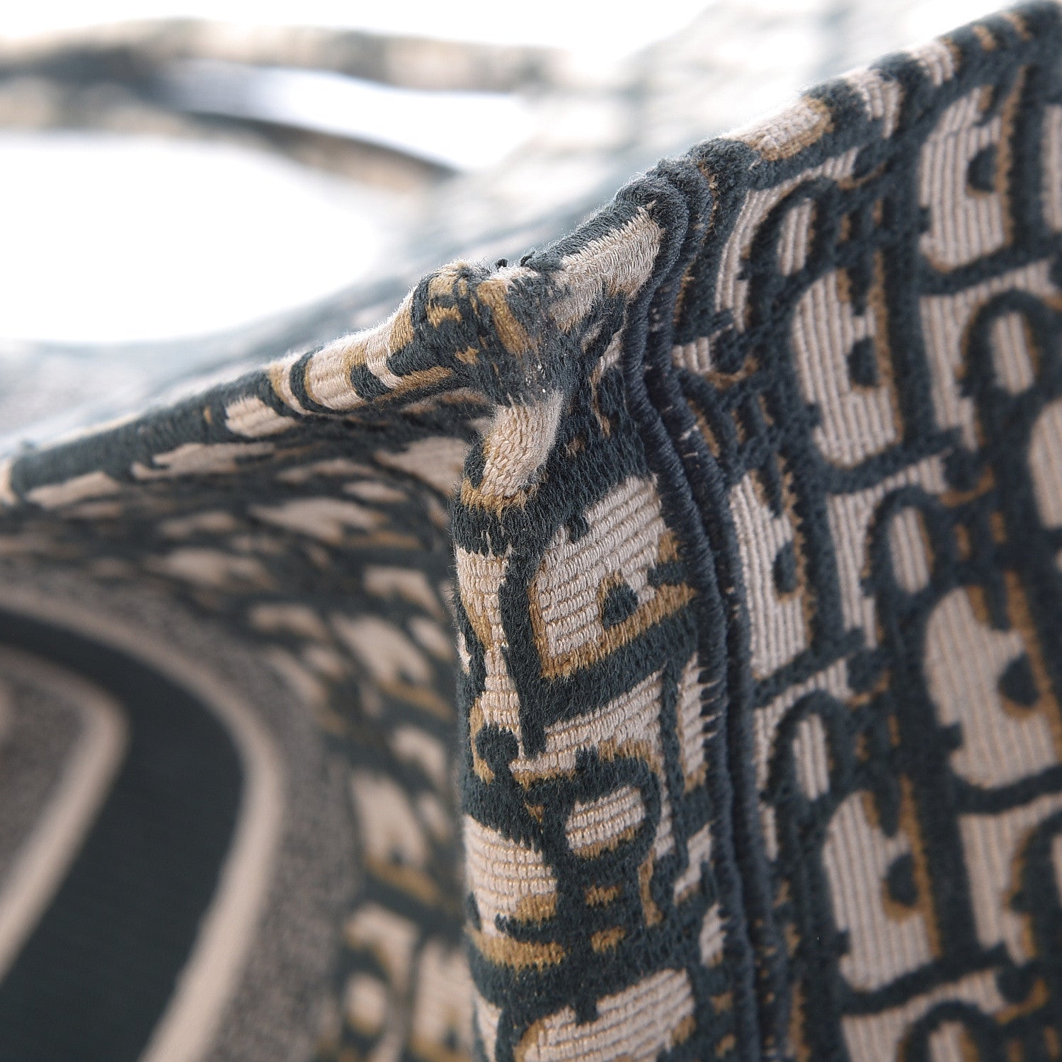 Christian Dior Oblique Large Book Tote Vert Multicolor 12 of 16