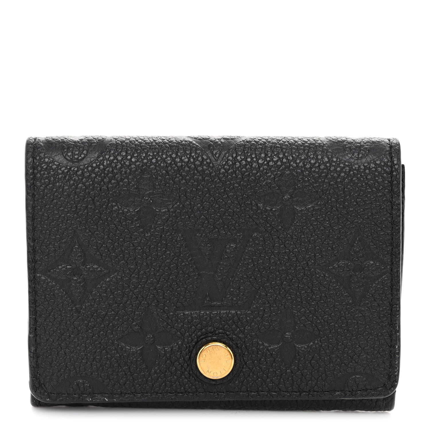 Louis Vuitton LOUIS VUITTON Empreinte Business Card Holder Black 1 of 6