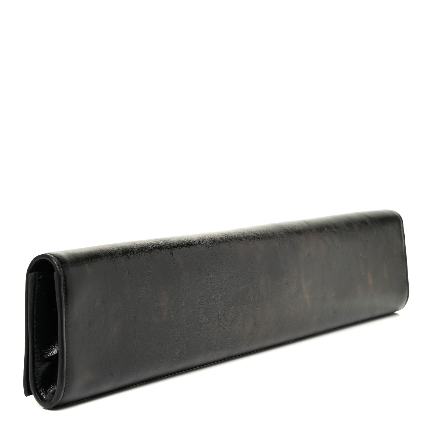 Saint Laurent Calfskin Fetiche Long Clutch Black 3 of 20