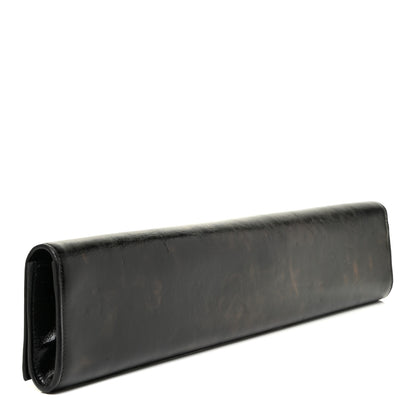 Saint Laurent Calfskin Fetiche Long Clutch Black 3 of 20