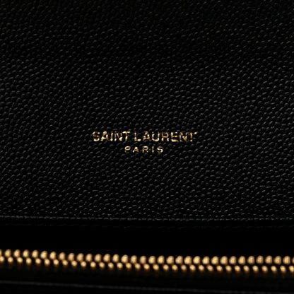 Saint Laurent Grain De Poudre Mini Uptown Crossbody Bag Black 5 of 11