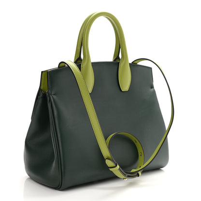 Salvatore Ferragamo Calfskin The Studio Bag Pine Absinthe 3 of 8