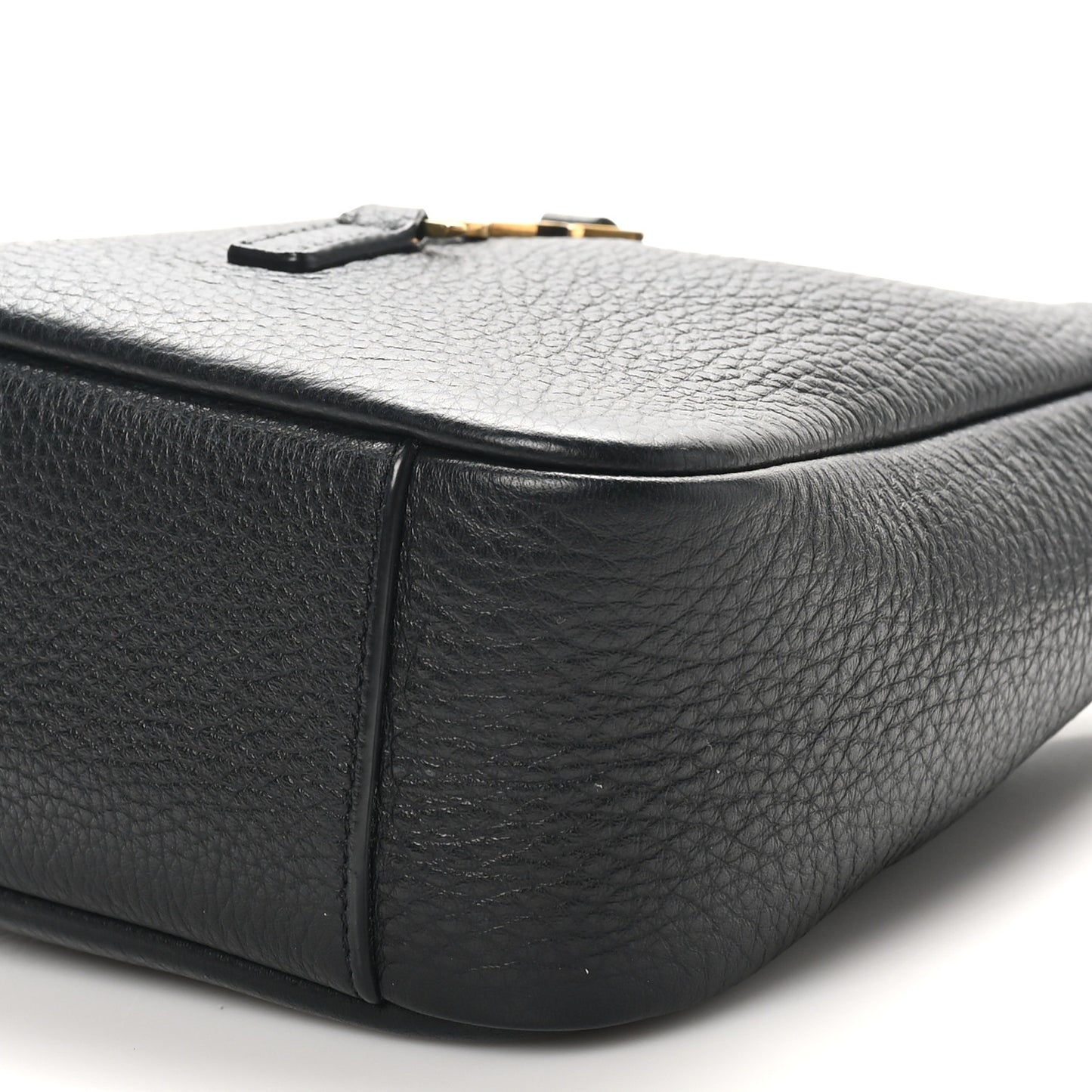 Grained Calfskin Baby Le 5 A 7 Supple Hobo Black