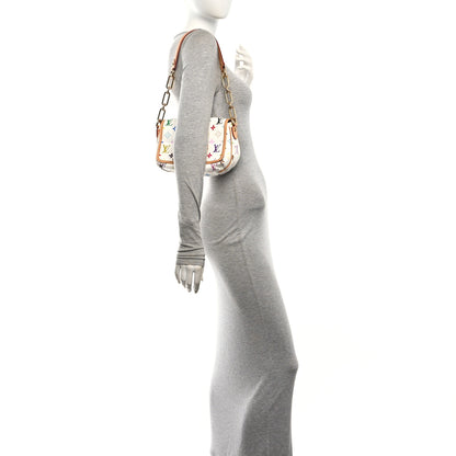 Louis Vuitton Monogram Multicolor Patti White 2 of 9