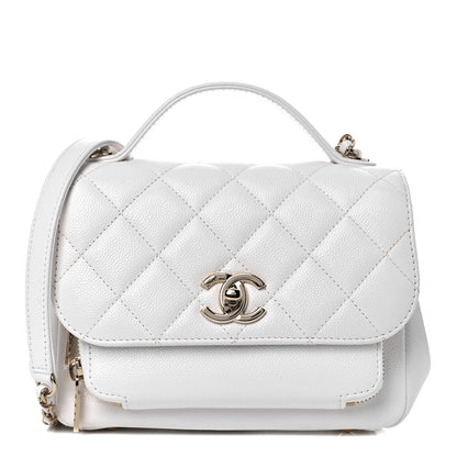 Chanel Caviar Quilted Small Business Affinity Flap White 1 of 11