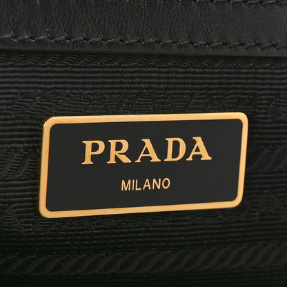 Prada Tessuto Nylon Soft Calf Shopping Tote Black 6 of 8