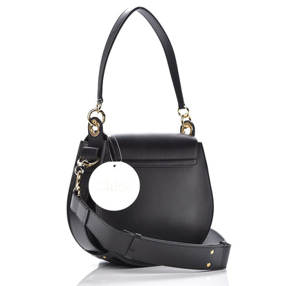 Chloe Calfskin Suede Large Tess Bag Black 3 of 8