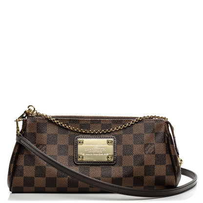 Louis Vuitton Damier Ebene Eva Clutch 1 of 7