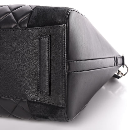 Givenchy Sugar Goatskin Lambskin Diamond Quilted Medium Antigona Black 10 of 14