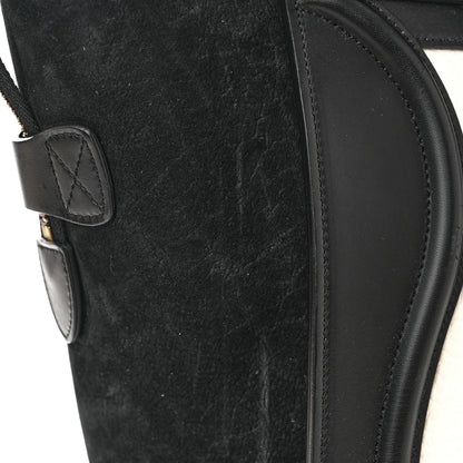 Celine Bullhide Calfskin Mini Bi-Color Luggage Black White 15 of 15