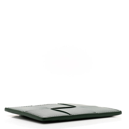 Bottega Veneta Nappa Intreccio Cassette Credit Card Holder Green 4 of 8