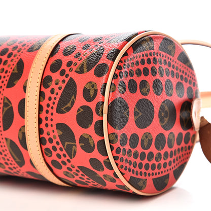 Louis Vuitton Monogram Kusama Pumpkin Dots Papillon 30 Red 8 of 9