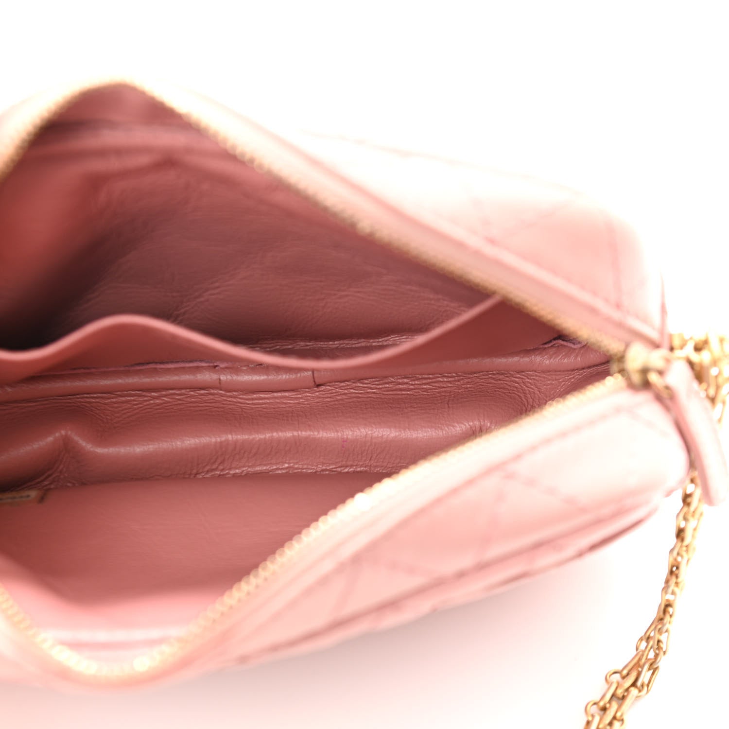 Chanel Aged Calfskin Quilted Mini Reissue Camera Case Pink 5 of 11
