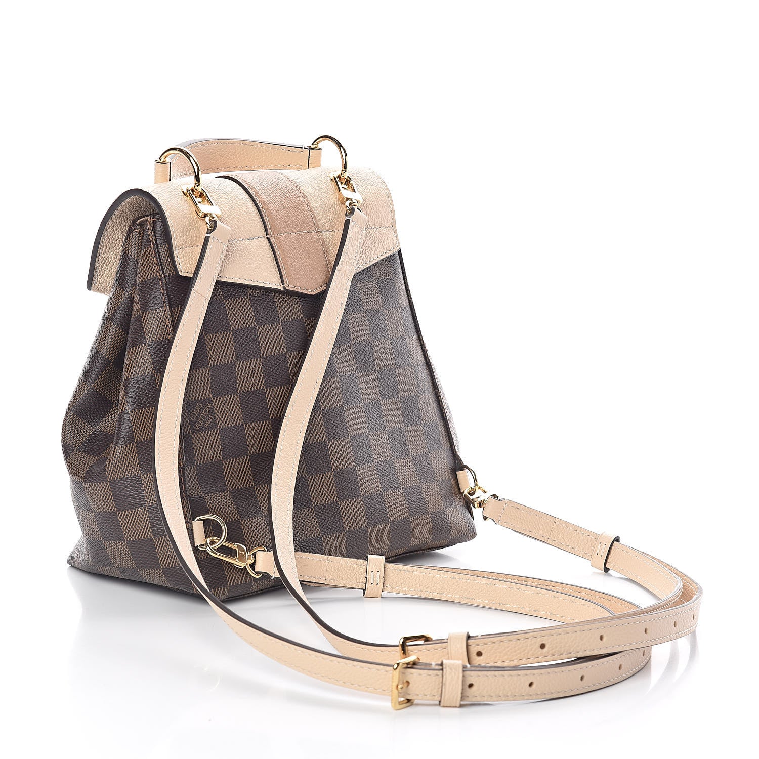 Louis Vuitton Damier Ebene Clapton Backpack Creme 2 of 8