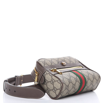 Gucci GG Supreme Monogram Web Small Ophidia Belt Bag 95 38 Dark Brown 4 of 10