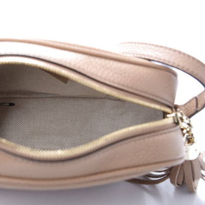 Gucci Pebbled Calfskin Small Soho Disco Bag Camelia 6 of 13