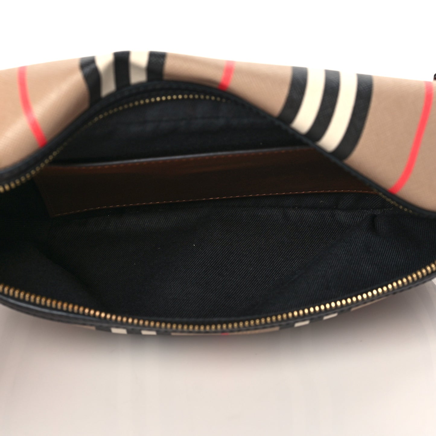 E-Canvas Icon Stripe Sonny Bum Bag Archive Beige