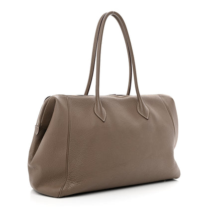 Hermes Taurillon Clemence Paris Bombay 37 Etoupe 3 of 13