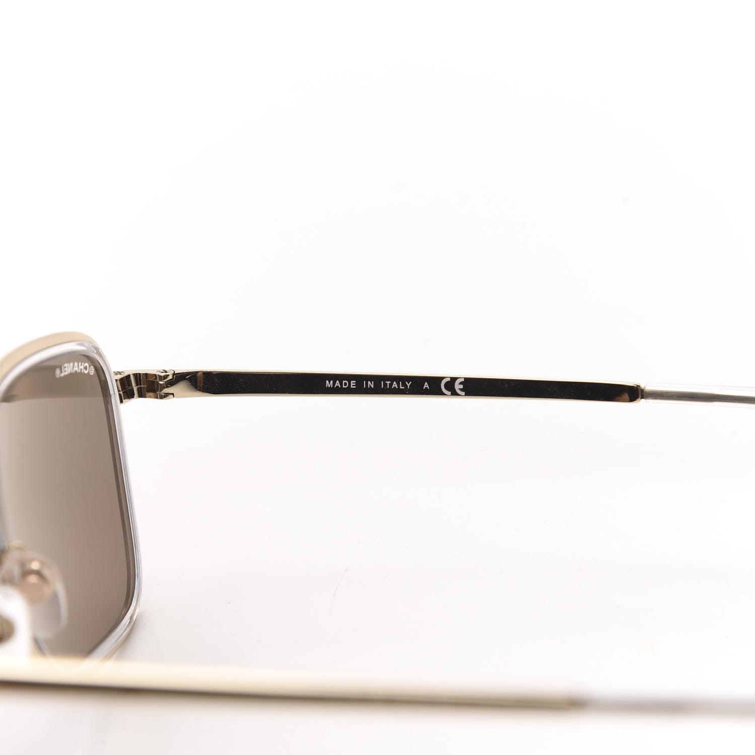 Chanel Pilot Sunglasses 4241 Gold 6 of 8