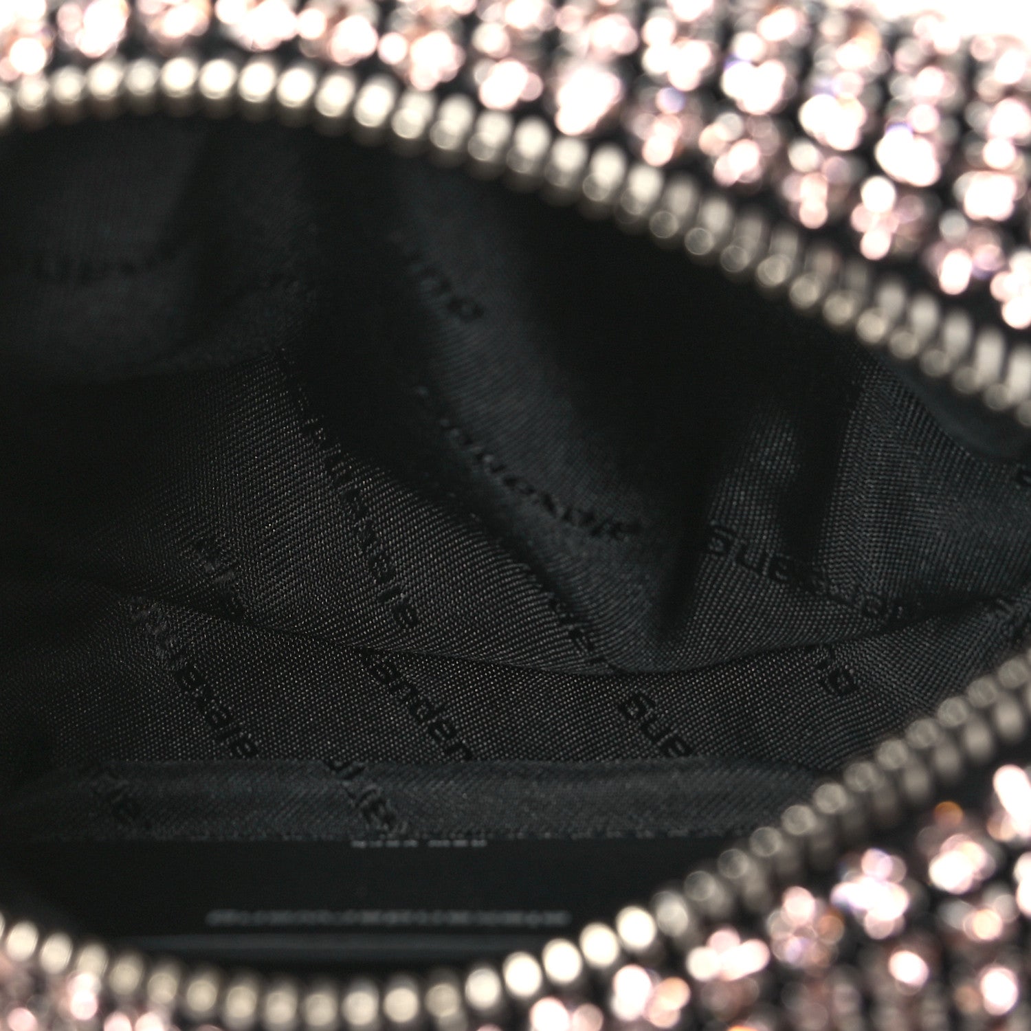 Alexander Wang Mesh Crystal Rhinestone Mini Heiress Pouch Sandstone 5 of 10
