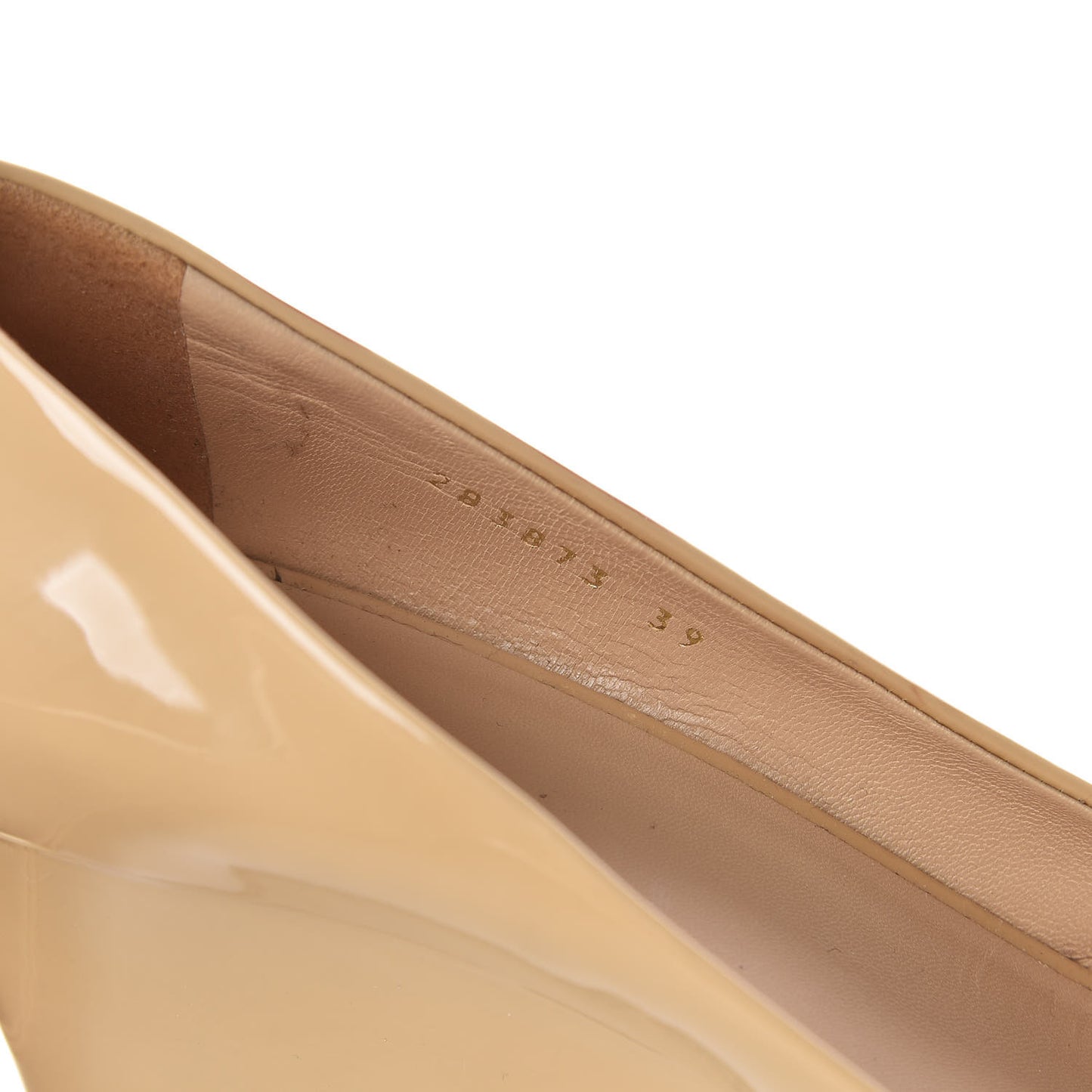 Vernice Crystal Horsebit Open Toe Espadrille Wedges 39 Beige