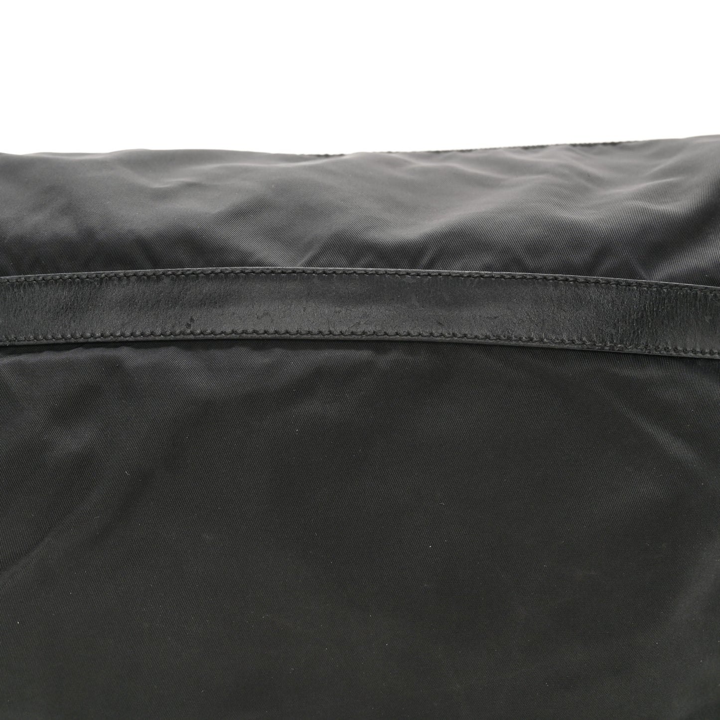 Nylon Vela Sport Messenger Bag Black