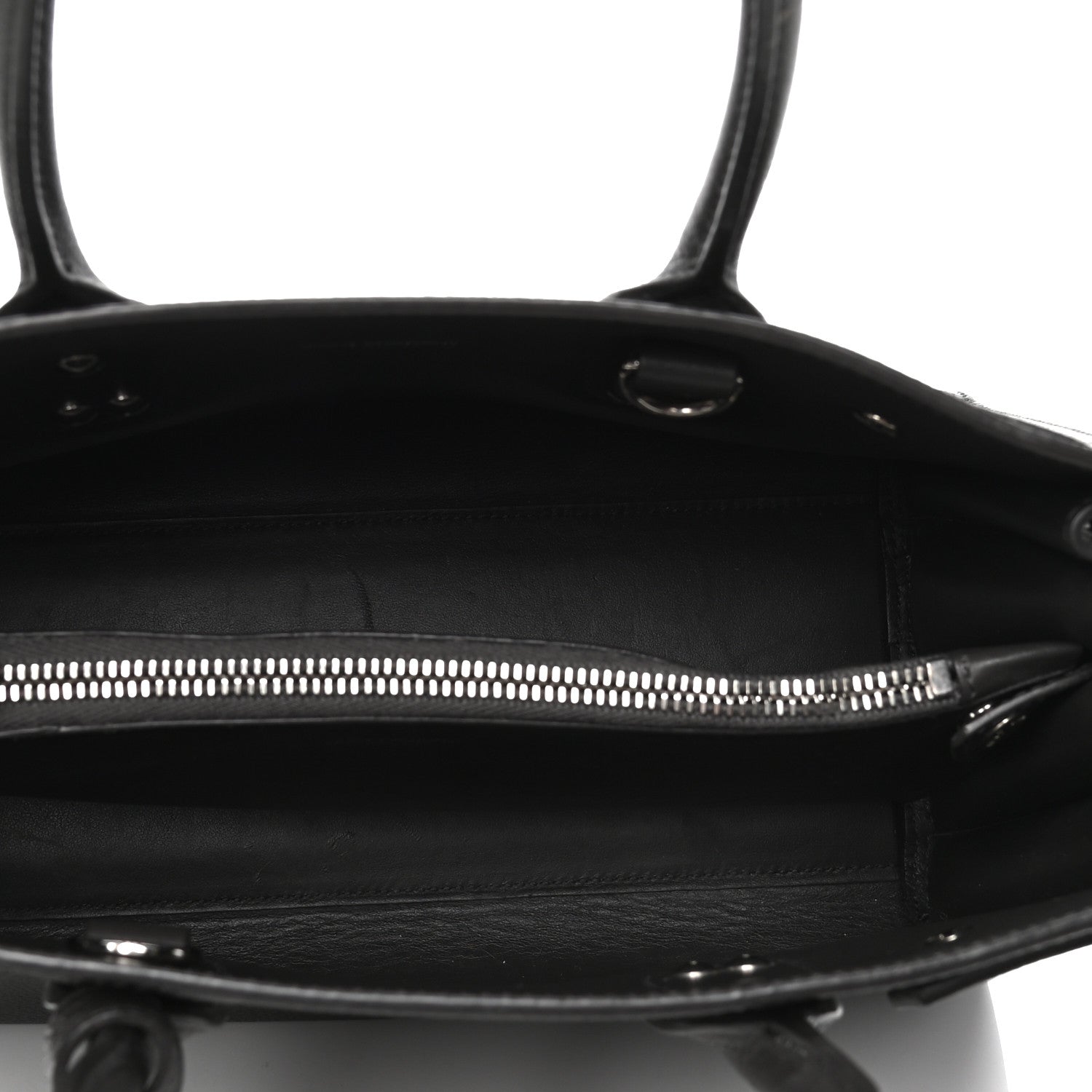 Saint Laurent Grained Calfskin Baby Sac De Jour Coal 4 of 6
